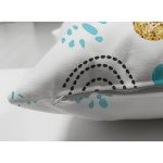 - Suet-K-7016-Gorsel3 - Realhomes Çift Taraflı Beyaz Zeminde Mavi Gold Puanlı Dijital Baskılı Modern Süet Yastık Kırlent Kılıfı Realhomes