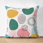 - Suet-K-7023-Gorsel1 - Realhomes Çift Taraflı Sanatsal Modern Tasarımlı Dijital Baskılı Modern Süet Yastık Kırlent Kılıfı Realhomes