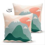- Suet-K-7031-Gorsel2 - Realhomes Çift Taraflı Renkli Dağ Motifli Dijital Baskılı Modern Süet Yastık Kırlent Kılıfı Realhomes