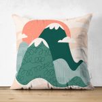 - Suet-K-7032-Gorsel1 - Realhomes Çift Taraflı Renkli Dağ Desenli Dijital Baskılı Modern Süet Yastık Kırlent Kılıfı Realhomes