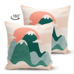 - Suet-K-7032-Gorsel2 - Realhomes Çift Taraflı Renkli Dağ Desenli Dijital Baskılı Modern Süet Yastık Kırlent Kılıfı Realhomes