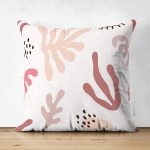 - Suet-K-7036-Gorsel1 - Realhomes Çift Taraflı Soyut Zeminli Bohem Motifli Dijital Baskılı Modern Süet Yastık Kırlent Kılıfı Realhomes