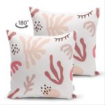 - Suet-K-7036-Gorsel2 - Realhomes Çift Taraflı Soyut Zeminli Bohem Motifli Dijital Baskılı Modern Süet Yastık Kırlent Kılıfı Realhomes
