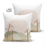 - Suet-K-7047-Gorsel2 - Realhomes Çift Taraflı Realhomes Natura Boho Doğa Tasarımlı Dijital Baskılı Modern Süet Yastık Kırlent Kılıfı Realhomes