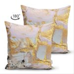 - Suet-K-7049-Gorsel2 - Realhomes Çift Taraflı Gold Detaylı Soyut Çizimli Dijital Baskılı Modern Süet Yastık Kırlent Kılıfı Realhomes