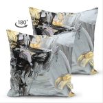 - Suet-K-7053-Gorsel2 - Realhomes  Çift Taraflı Gold Detaylı Siyah Renkli Dijital Baskılı Modern Süet Yastık Kırlent Kılıfı Realhomes