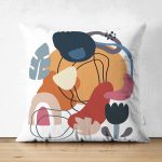 - Suet-K-7058-Gorsel1 - Realhomes Çift Taraflı Onedraw Çizimli Geometrik Desen Dijital Baskılı Modern Süet Yastık Kırlent Kılıfı Realhomes