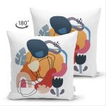 - Suet-K-7058-Gorsel2 - Realhomes Çift Taraflı Onedraw Çizimli Geometrik Desen Dijital Baskılı Modern Süet Yastık Kırlent Kılıfı Realhomes