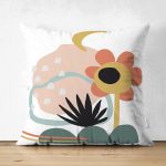 - Suet-K-7063-Gorsel1 - Realhomes Çift Taraflı Sanatsal Motifli Çiçek Detaylı Dijital Baskılı Modern Süet Yastık Kırlent Kılıfı Realhomes