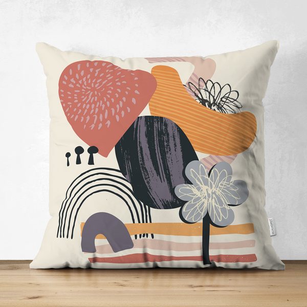 - Suet-K-7066-Gorsel1 - Realhomes  Çift Taraflı Modern Tasarımlı Bohem Çizimli Dijital Baskılı Modern Süet Yastık Kırlent Kılıfı Realhomes