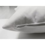 Çift Taraflı Beyaz Zeminde Bayan Desenli Dijital Baskılı Modern Süet Yastık Kırlent Kılıfı Realhomes