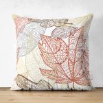 - Suet-K-7109-Gorsel1 - Realhomes Çift Taraflı Mavi Zeminli Dumen Ve Halat Desenli Dijital Baskılı Modern Süet Yastık Kırlent Kılıfı Realhomes