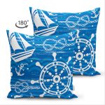 - Suet-K-7110-Gorsel2 - Realhomes Çift Taraflı Mavi Beyaz Zeminli Deniz Yıldızı Desenli Dijital Baskılı Modern Süet Yastık Kılıfı Realhomes