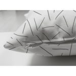 - Suet-K-7135-Gorsel3 - Realhomes Çift Taraflı Beyaz Zeminli Gold Renkli With Yazılı Dijital Baskılı Modern Süet Yastık Kırlent Kılıfı Realhomes