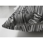 Çift Taraflı Siyah Onedraw Çizimli Gold Renkli Kalp Desenli Modern Süet Yastık Kırlent Kılıfı Realhomes