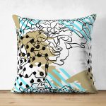 - Suet-K-7179-Gorsel1 - Realhomes Çift Taraflı Renkli Zemin Uzerinde Onedraw Çizimli Dijital Baskılı Modern Süet Yastık Kırlent Kılıfı Realhomes