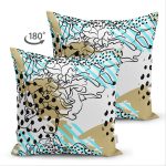 - Suet-K-7179-Gorsel2 - Realhomes Çift Taraflı Renkli Zemin Uzerinde Onedraw Çizimli Dijital Baskılı Modern Süet Yastık Kırlent Kılıfı Realhomes