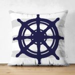 - Suet-K-7199-Gorsel1 - Realhomes Çift Taraflı Gri Beyaz Çizgili Çapa Desenli Dijital Baskılı Modern Süet Yastık Kırlent Kılıfı Realhomes