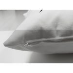 Çift Taraflı Gri Beyaz Zeminde Pusula Desenli Dijital Baskılı Modern Süet Yastık Kırlent Kılıfı Realhomes