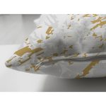 - Suet-K-7204-Gorsel3 - Realhomes Çift Taraflı Gri Beyaz Zeminde Gold Detaylı Çizim Dijital Baskılı Modern Süet Yastık Kırlent Kılıfı Realhomes