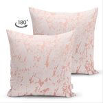 - Suet-K-7206-Gorsel2 - Realhomes Çift Taraflı Pudra Zemin Üzerinde Golge Desenli Dijital Baskılı Modern Süet Yastık Kırlent Kılıfı Realhomes