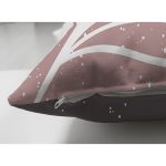 - Suet-K-7235-Gorsel3 - Realhomes Çift Taraflı Pudra Zeminde Beyaz Renkli Yaprak Çizimi Dijital Baskılı Modern Süet Kırlent Kılıfı Realhomes