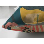 - Suet-K-7248-Gorsel3 - Realhomes Çift Taraflı Renkli Zeminli Koyu Renkli Yapraklar Dijital Baskılı Modern Süet Yastık Kırlent Kılıfı Realhomes