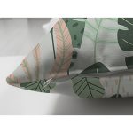 - Suet-K-7270-Gorsel3 - Realhomes Çift Taraflı Soft Renkli Zemin Üzerinde Koyu Renkli Yaprak Desenli Süet Yastık Kırlent Kılıfı Realhomes