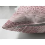 Çift Taraflı Renkli Zemin Üzerinde Kum Motifleri Dijital Baskılı Modern Süet Yastık Kırlent Kılıfı Realhomes