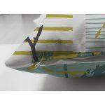 - Suet-K-7285-Gorsel3 - Realhomes Çift Taraflı Beyaz Zemin Üzerinde Onedraw Çizimli Yaprak Motifli Süet Yastık Kırlent Kılıfı Realhomes