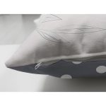 - Suet-K-7288-Gorsel3 - Realhomes Çift Taraflı Beyaz Zemin Üzerinde Onedraw Çizimli Bayan Silüeti Modern Süet Yastık Kırlent Kılıfı Realhomes