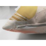 Çift Taraflı Soft Renkli Zeminli Bayan Silüeti Dijital Baskılı Modern Süet Yastık Kırlent Kılıfı Realhomes