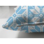 - Suet-K-7319-Gorsel3 - Realhomes Çift Taraflı Mavi Zemin Üzerinde Kartanesi Motifli Dijital Baskılı Modern Süet Yastık Kırlent Kılıfı Realhomes