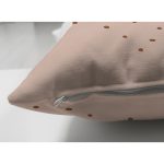 Çift Taraflı Pastel Renkli Yaprak Motifli Dijital Baskılı Modern Süet Yastık Kırlent Kılıfı Realhomes