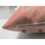 Çift Taraflı Pastel Renkli Zeminli Onedraw Çizimli Dijital Baskılı Modern Süet Yastık Kırlent Kılıfı Realhomes