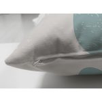 - Suet-K-7380-Gorsel3 - Realhomes Çift Taraflı Renkli Zemin Üzerinde Onedraw Çizimli Yaprak Motifli Süet Yastık Kırlent Kılıfı Realhomes