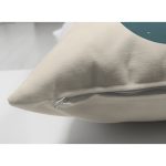 Çift Taraflı Renkli Zeminde Onedraw Çizimli Avakado Temalı Dijital Baskılı Modern Süet Yastık Kılıfı Realhomes