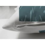 - Suet-K-7404-Gorsel3 - Realhomes  Çift Taraflı Beyaz Zeminde Onedraw Çizimli Erkek Silüeti Dijital Baskılı Modern Süet Yastık Kılıfı Realhomes