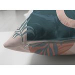 Çift Taraflı Renkli Zeminde Soyut Çizimli Dijital Baskılı Modern Süet Yastık Kırlent Kılıfı Realhomes