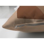 - Suet-K-7431-Gorsel3 - Realhomes Çift Taraflı Renkli Zeminde Onedraw Çizimli Oval Desenli Dijital Baskılı Modern Süet Yastık Kılıfı Realhomes