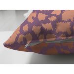 Çift Taraflı Renkli Zeminde Parlak Gorunumlu Çizim Dijital Baskılı Modern Süet Yastık Kırlent Kılıfı Realhomes