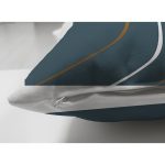 Çift Taraflı Renkli Zeminde Onedraw Çizimli Obje Dijital Baskılı Modern Süet Yastık Kırlent Kılıfı Realhomes