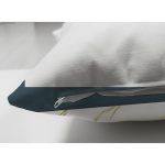 - Suet-K-7463-Gorsel3 - Realhomes  Çift Taraflı Beyaz Zeminde Renkli Yaprak Desenli Dijital Baskılı Modern Süet Yastık Kırlent Kılıfı Realhomes