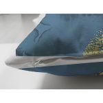 - Suet-K-7471-Gorsel3 - Realhomes Çift Taraflı Renkli Zeminde Onedraw Çizimli Oval Obje Dijital Baskılı Modern Süet Kırlent Kılıfı Realhomes