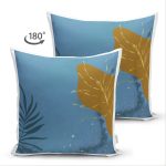 - Suet-K-7472-Gorsel2 - Realhomes Çift Taraflı Renki Zemin Üzerinde Onedraw Çizimli Dijital Baskılı Modern Süet Yastık Kırlent Kılıfı Realhomes