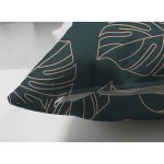 - Suet-K-7479-Gorsel3 - Realhomes Çift Taraflı Siyah Zeminli Gold Çizgili Yaprak Desenli Süet Yastık Kırlent Kılıfı Realhomes