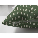 - Suet-K-7494-Gorsel3 - Realhomes Çift Taraflı Yeşil Zemimli Beyaz Puantiyeli Dijital Baskılı Modern Süet Yastık Kırlent Kılıfı Realhomes