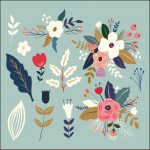 - Suet-K-7536-Gorsel3 - Realhomes Çift Taraflı Renkli Zeminli Renkli Çiçek Desenli Dijital Baskılı Modern Süet Yastık Kırlent Kılıfı Realhomes