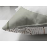 Çift Taraflı Beyaz Zemin Üzerinde Pastel Renkli Yaprak Desenli Modern Süet Yastık Kırlent Kılıfı Realhomes