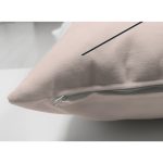 Çift Taraflı Pastel Renkli Onedraw Çizimli Geometrik Desenli Modern Süet Yastık Kırlent Kılıfı Realhomes